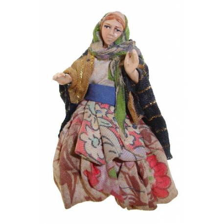 Santon Napolitain - 8 cm - Femme