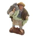 Napolitaanse Santon - 8 cm - Man met zak op schouder 