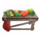 Napolitaanse Santon 12 Cm Tafel Met Groenten 8X4x4cm 