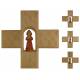 Croix berceau - 13 cm - Ange - 4 / bte