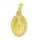 Médaille 15 mm Ov - Miraculeuse - Métal Doré