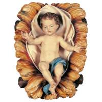 Enfant Jesus + Berceau 20 Cm Couleur