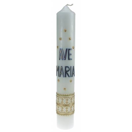 Cierge Marial - 400 X 60 mm