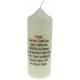 Bougie - 165 X 60 mm - Maria ...