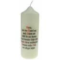 Bougie - 165 X 60 mm - Maria ...
