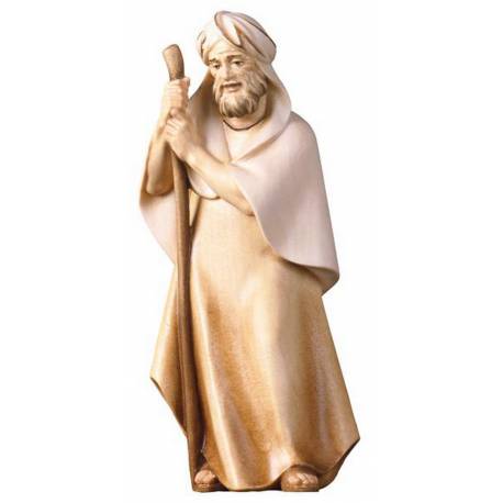 Berger Avec Baton pour personnages de crèche de 16 cm Couleur