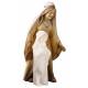 Houtsnijwerk Herderin voor kerstfiguren van 16 cm/Gekleurd 