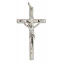 Croix - 38 mm - Métal nickelé
