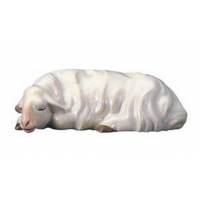 Schaap Slapend voor kerstfiguren van 16 cm Gekleurd 