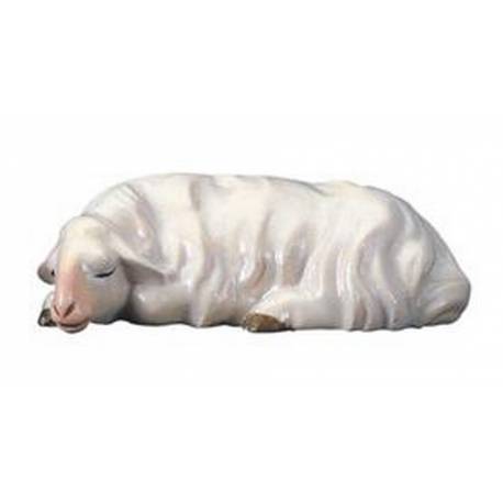 Schaap Slapend voor kerstfiguren van 16 cm Gekleurd 