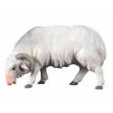 Houtsnijwerk Ram voor kerstfiguren van 16 cm/Gekleurd 