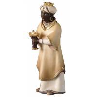 Roi Noir pour personnages de crèche de 16 cm Couleur
