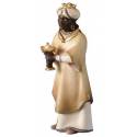 Koning Zwart voor kerstfiguren van 16 cm Gekleurd 