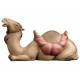Kameel Liggend voor kerstfiguren van 16 cm Gekleurd 