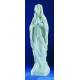 N.D. de Lourdes - 31 cm - "marbre" blanc