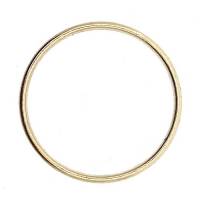 Ring - Metaal verguld - 22 mm 