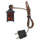 Accessoire crèche lanterne 1.5x1.5xh2 cm 4.5 v