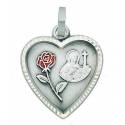 Medaille H Rita - 19 X 18 mm - Metaal Verzilverd 