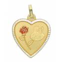 Medaille H Rita - 19 X 18 mm - Metaal Verguld 