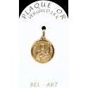 Médaille plaqué-or - Ste Rita - 16 mm