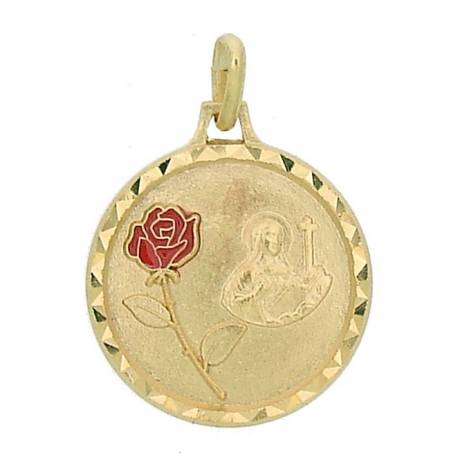 Medaille 18 mm - H Rita - Metaal Verguld 