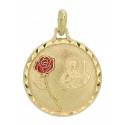 Medaille 18 mm - H Rita - Metaal Verguld 