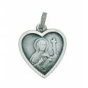 Medaille H Rita - 13X12 mm - Metaal Verzilverd 