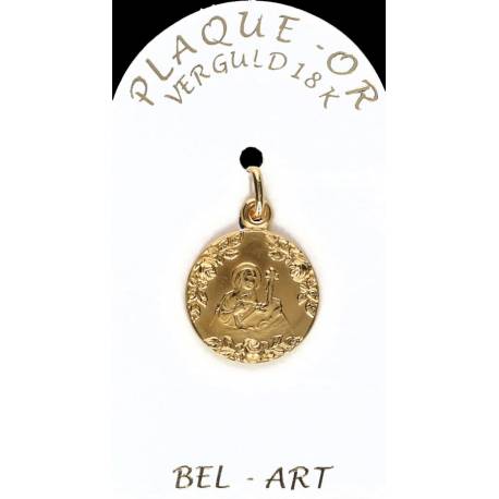 Medaille plaqué-goud - H Rita - 16 mm 