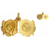 Medaille H Rita / H Antonius - 17 mm - Metaal Verguld 