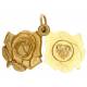 Medaille H Rita / H Antonius - 17 mm - Metaal Verguld 