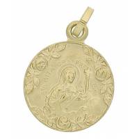 Medaille 18 mm - H Rita - Metaal Verguld 