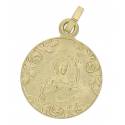 Medaille 18 mm - H Rita - Metaal Verguld 