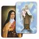 Carte 3D - 15 X 10 cm - Ste Thérèse / Vierge du Carmel