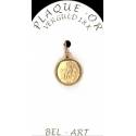 Medaille plaqué-goud - Scapulier - 12 mm 