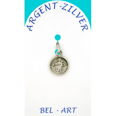 Medaille Zilver - Scapulier 10 mm 