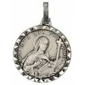 Medaille H. Rita - 16 mm - Metaal Verzilverd 