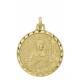 Medaille H. Rita - 18 mm - Metaal Verguld 
