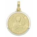 Médaille Ste Rita - 16 mm - Métal Doré