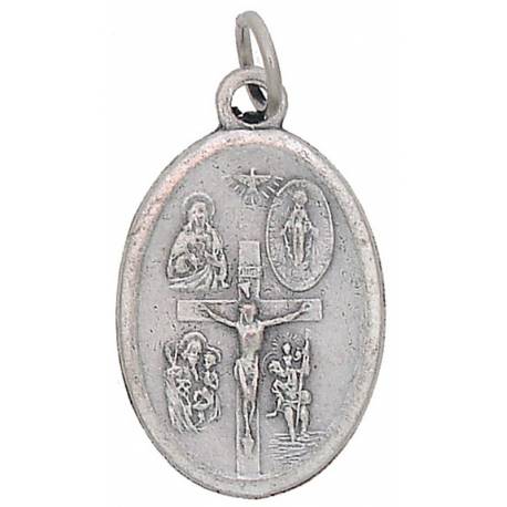 Medaille 22 mm Ov - Versch. Heiligen 