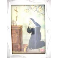 Kader Metaal verzilverd - 9 X H 13 cm - H Rita 