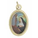 Médaille 25 mm Ov - Ste Rita - Métal Doré