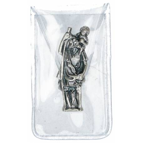 Etui / Statue 2.5 cm St Christophe