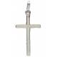 Croix métal argenté - 22 X 13 mm