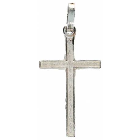 Kruisje metaal verzilverd - 22 X 13 mm 