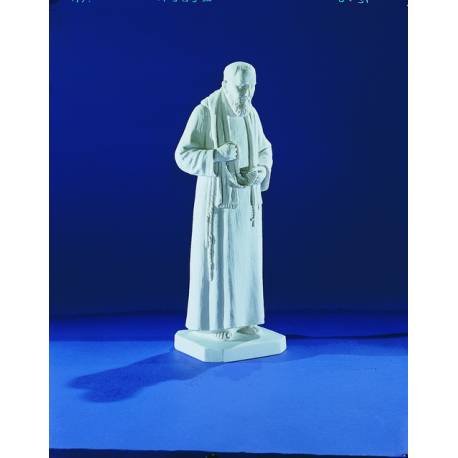 Beeld 26 Cm P Pio + Rozenkrans 