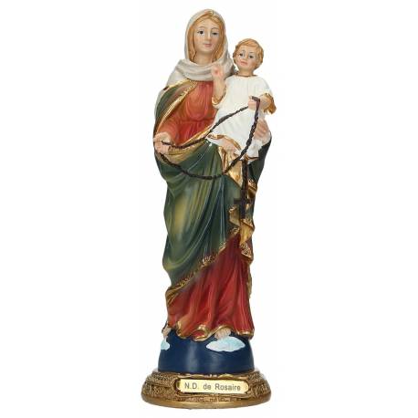 Statue 20 cm - Vierge du Rosaire