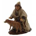 Santon Napolitain 08 Cm Garcon Avec Chien
