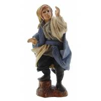 Santon Napolitain 08 Cm Crieuse