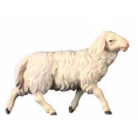 Schaap Lopend : houtsnijwerk kerstgroep Ulrich 15 cm 