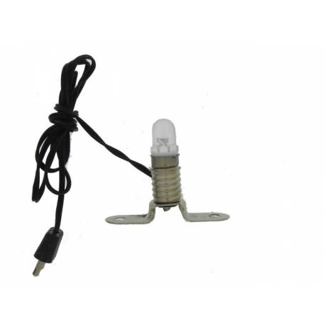 Soquet avec ampoule E10